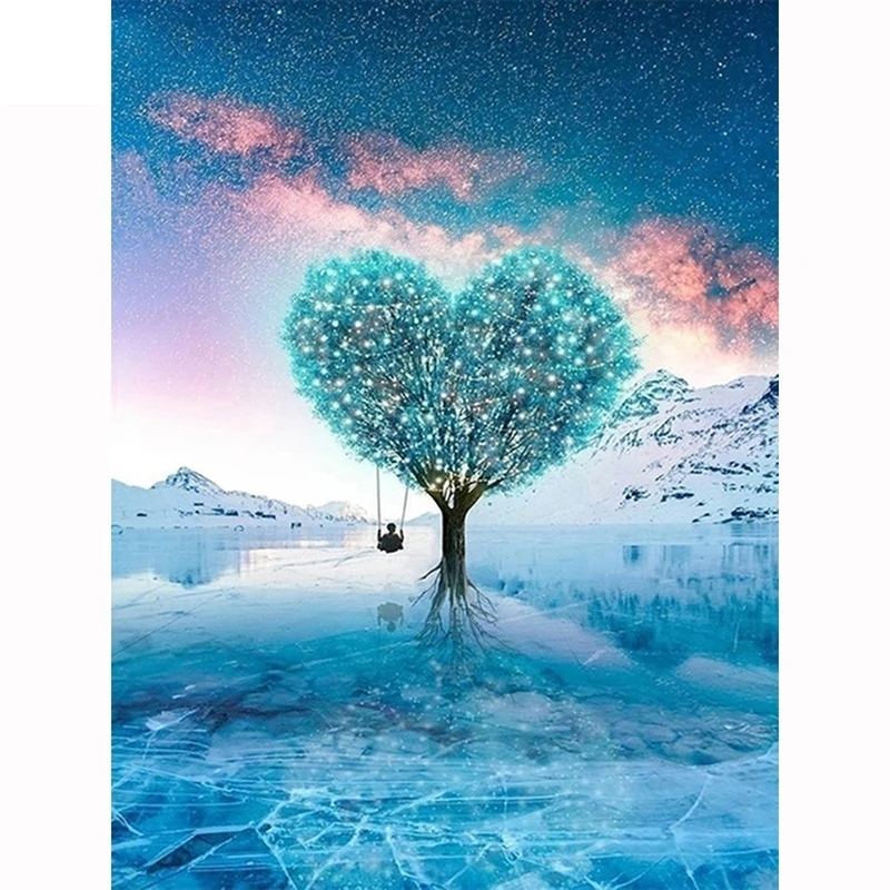 Huacan-Diamond-Embroidery-Sale-Landscape-5D-DIY-Diamond-Painting-Full-Square-Love-Tree-Mosaic-Cross-Stitch