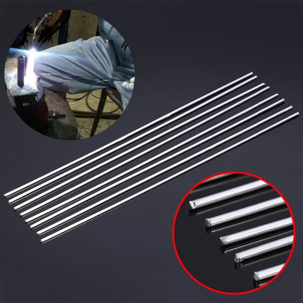 8pcs Aluminium Welding Rods 2mmx230mm Low Temperature Tig Soldering