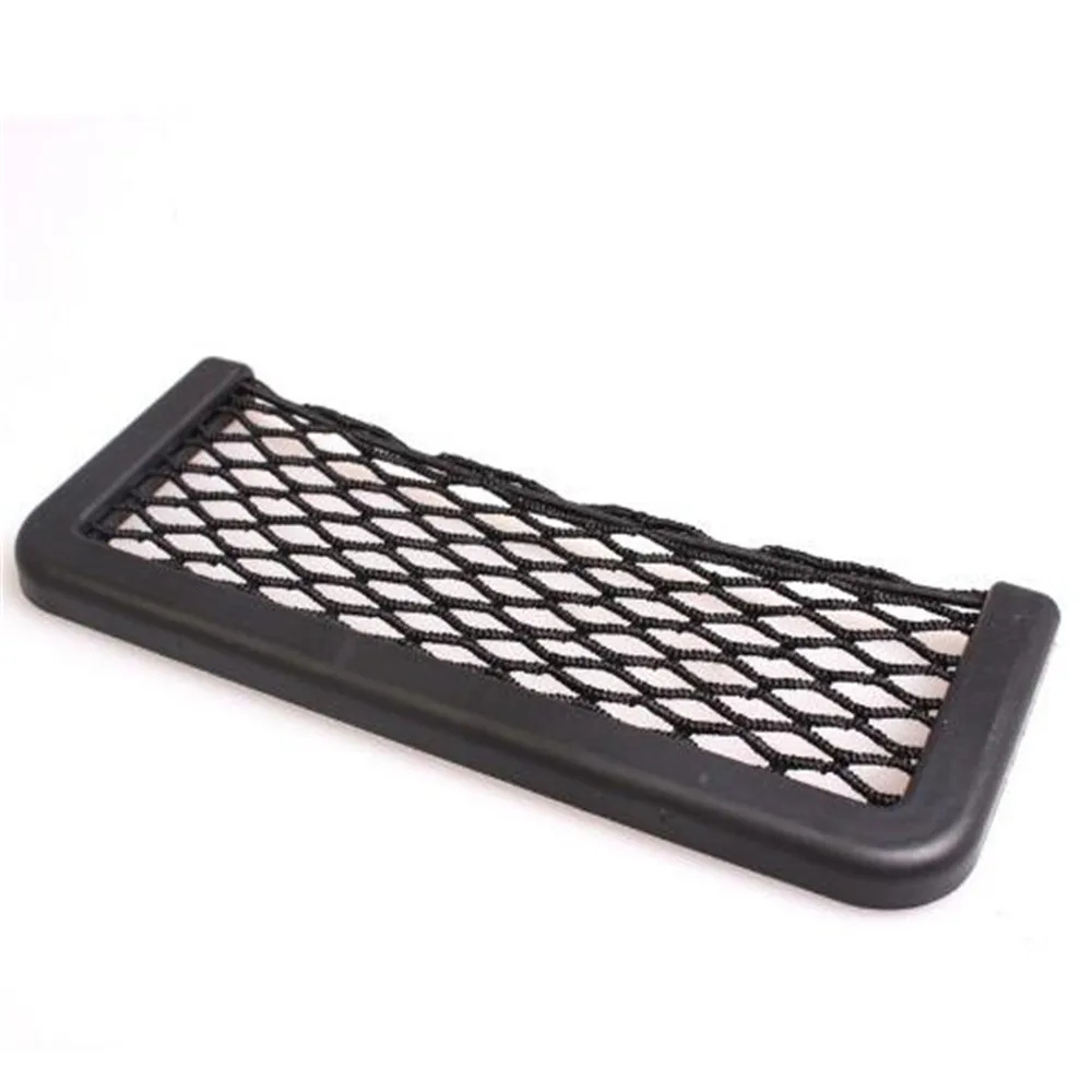 

Universal Big 20*8 CM black car seat side Net storage bag pocket For Mini Cooper R56 R57 R58 R50 R53 F55 F56 Jaguar