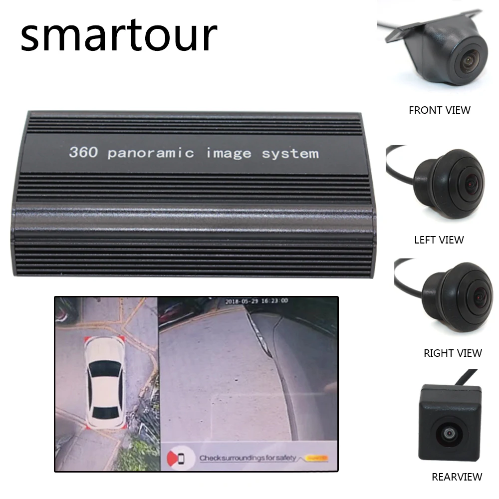 

Smartour Car 360 Degree bird View Surround System Accessories Weivision Panoramic View All round View Camera system with DVR