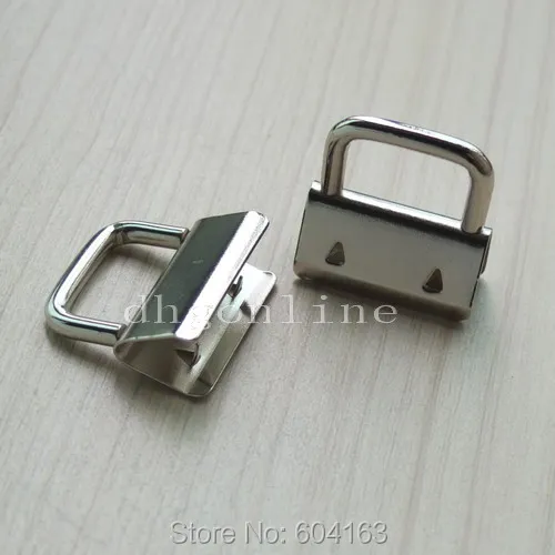 

100 PCS Key Fob Hardware For keychain Split ring wrist Wristlets Cotton 1" 25mm