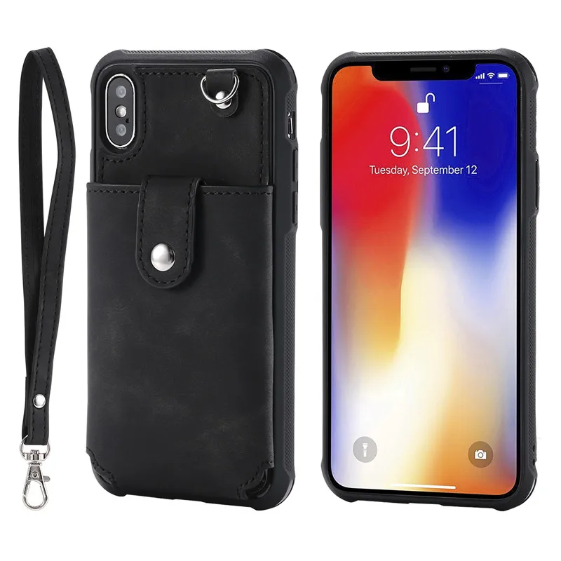 Mirror + Wallet Case For iPhone6S 6Plus 7 8Plus XR XS Max Shell Flip Leather Phone Case For Samsung S8 S9Plus Note8 9 Cover Capa (15)