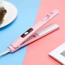Укладка волос Электрический Выпрямитель для волос мини чистое железо Электрический монофункциональный выпрямитель мини чистое железо
