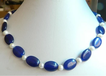 

design women grade latest AAA Beautiful 13x18mm gem Pearl Necklace 18" WEQR Factory Wholesale price Women Gift word Jewelry