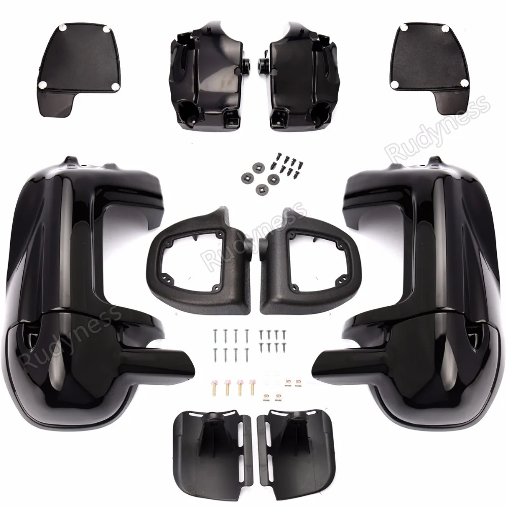 Buy Vivid Black Lower Vented Fairing For Harley Road