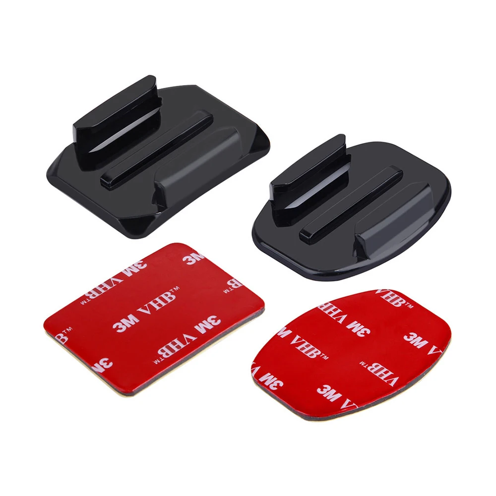 

Flat Curved Base Mount + Adhesive Stickers Mount for GoPro Hero 7 6 5 4 Xiaomi Yi 4K Sjcam Sj4000 Eken H9r for Go Pro Accessory