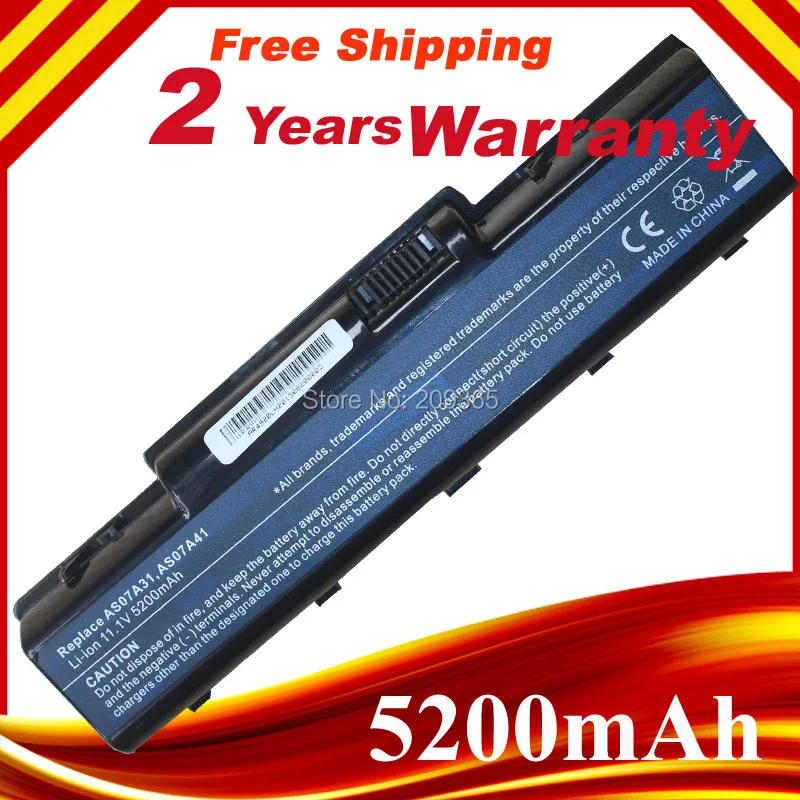 5200Mah Batteria Del Computer Portatile Per Acer Aspire 4720 4730 4736 4740G 4920 4930 4935 5236 5241 5334 5335 5338 5536 5735 5738 5740 5740G