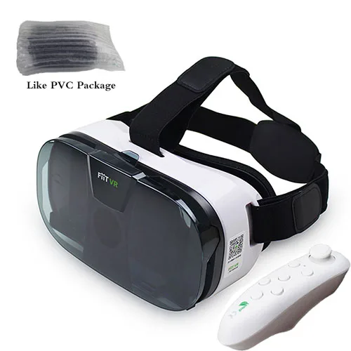 FIIT 2N VR очки гарнитура 3D коробка очки виртуальной реальности мобильный 3D видео шлем для 4,0-6,5 телефона+ Смарт Bluetooth контроллер - Цвет: add035