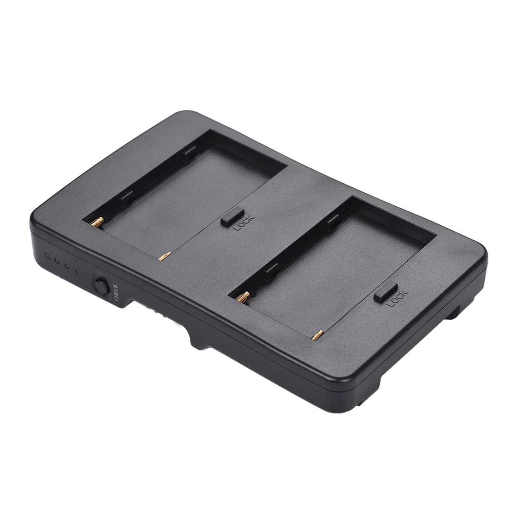F2-BP NP-F Battery to V-Mount Battery Converter Adapter Plate Fit F970 F750 F550 for Canon 5D2 5D3 DSLR Camera LED Light Monitor camera accessories