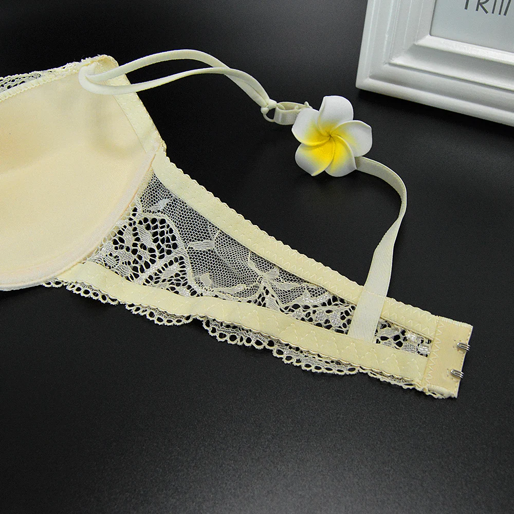 red bra set Dropshipping Sexy Women Lace Brief Bras Sets Embroidery Floral Panties Sexy Lingerie Push Up Bra Bralette Padded womens underwear sets