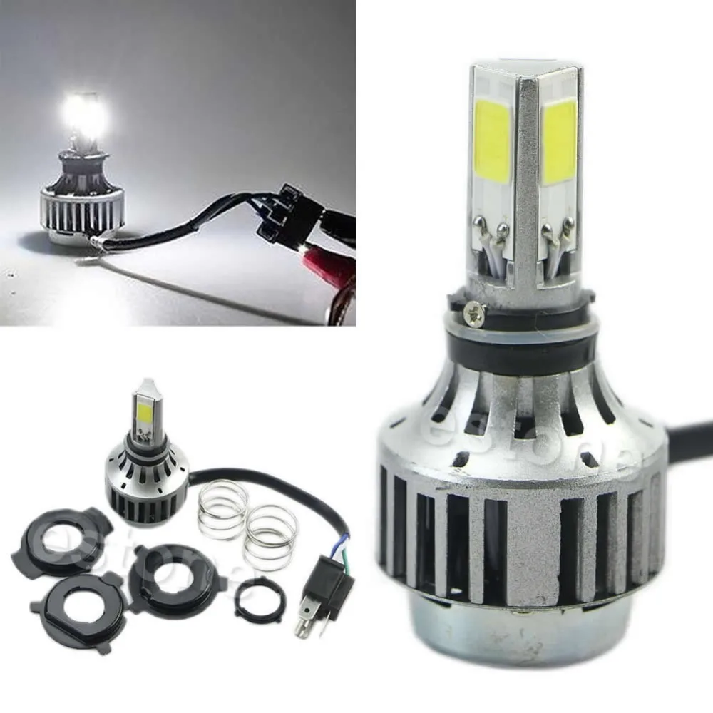 

32W 3000LM COB LED Hi/Lo Beam H4 Motorcycle Headlight Bulbs Front Light Bulb Lamp NEW