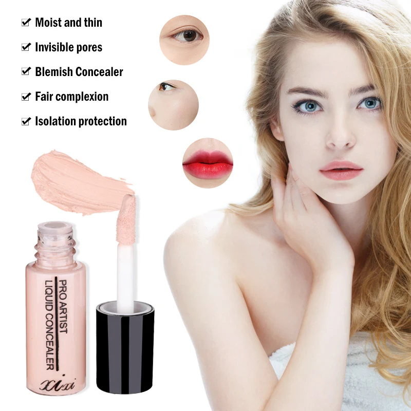 2PCS Foundation Makeup Base Nude Face Liquid Cover Concealer Long lasting Makeup Gift Skin Care Cosmetics Makeup TSLM2