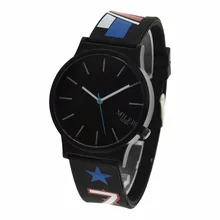 Новые MILER 8304 унисекс часы для мужчин и женщин повседневные наручные часы модный силиконовый ремешок на запястье ремешок кварцевые часы