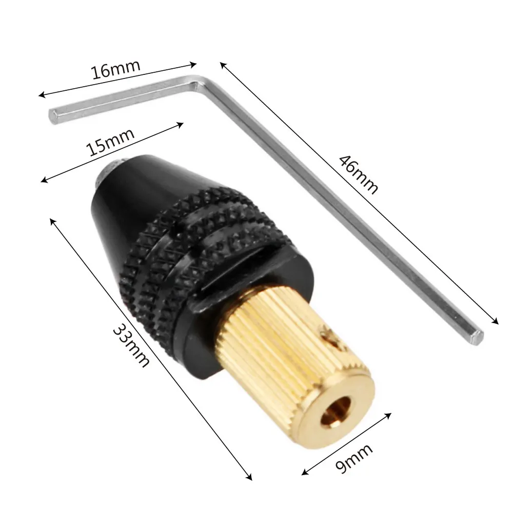 

NICEYARD Fixing Device Electric Motor Shaft 1 Set Electric Drill Chuck Power Tool Accessories 3.17mm Woodworking Tools