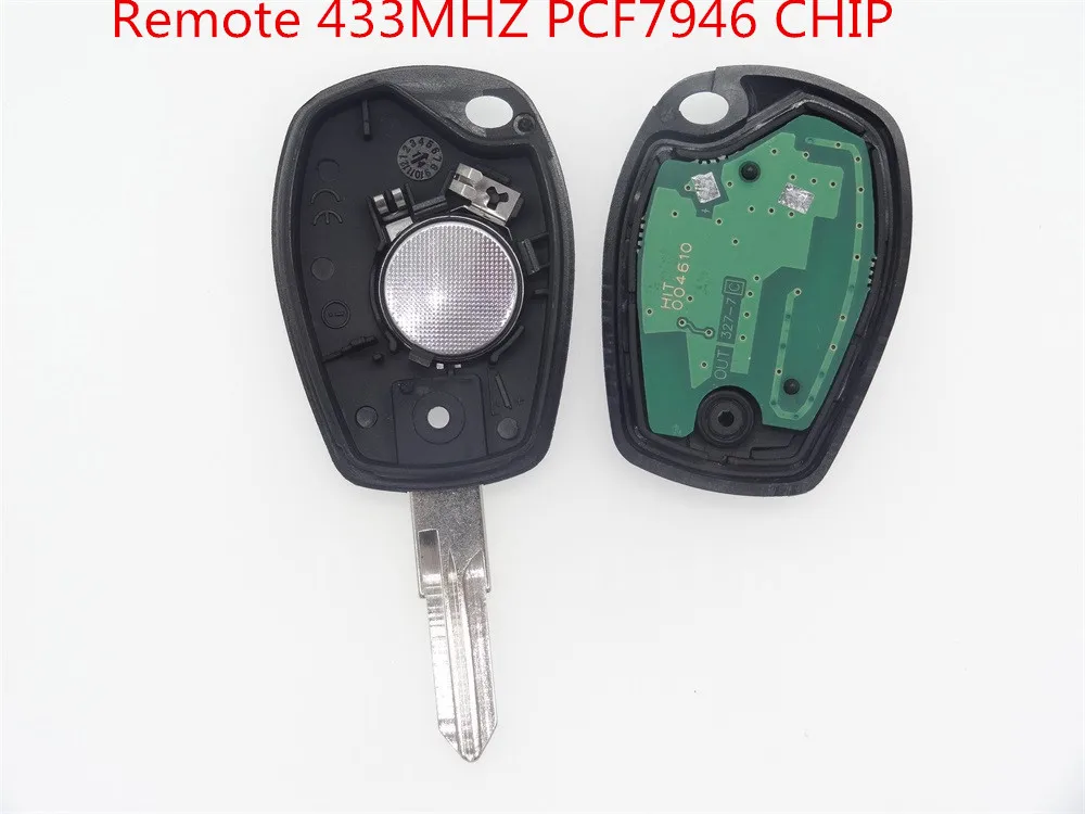 Чехол для автомобильного ключа новый чехол renault key с 2 кнопками зажигания