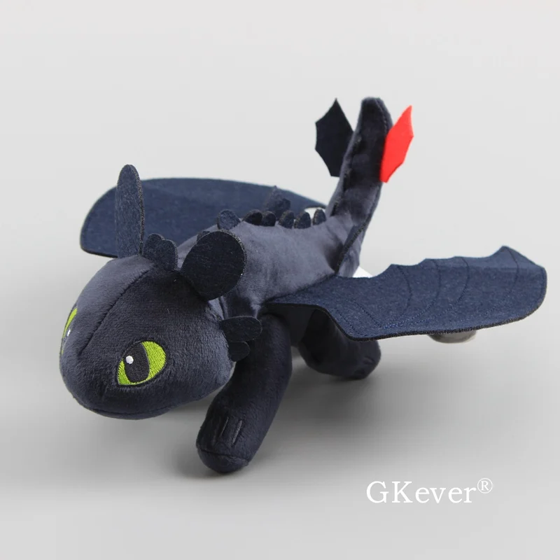 Как приручить дракона Беззубик и светильник Fury Плюшевые игрушки куклы крутые мягкие животные 25-55 см 5 размеров детский подарок