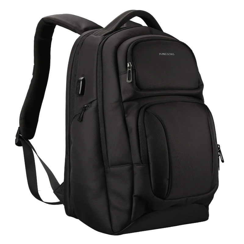 

ICON-Kingsons Men's USB Charging Backpack Anti Theft Shoulder Bags Laptop Backpacks Travel Bag Male Casual