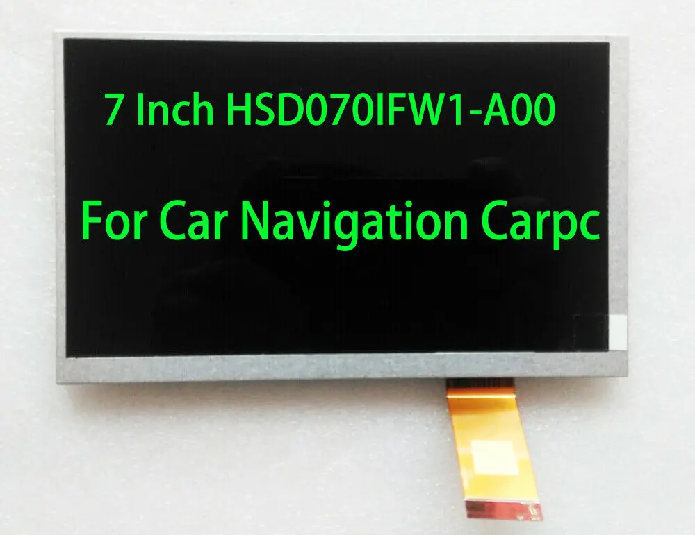 

Latumab NEW 7 Inch For CARPC Kit 1024*600 LCD HSD070IFW1 High Brightness & Dirver Board HDMI+VGA+2AV Free shipping