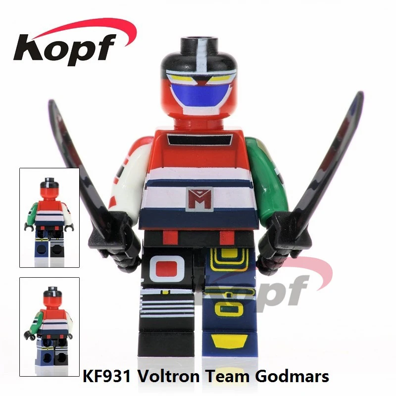 20Pcs KF932 Robocop Movie Alex J. Murphy Wars Voltron Team Godmars Building Blocks Gift Toys for children Super Heroes KOPF