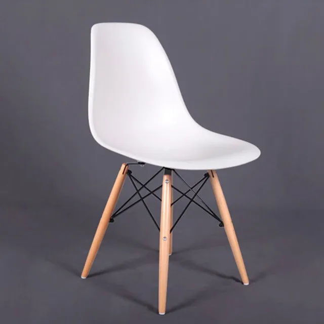 Special Offers 4 pieces for a lot PP Plastic Dining Chairs with Beech Wood Legs Original Design Side Chairs Special Offers 4 pieces for a lot PP Plastic Dining Chairs with Beech Wood Legs Original Design Side Chairs