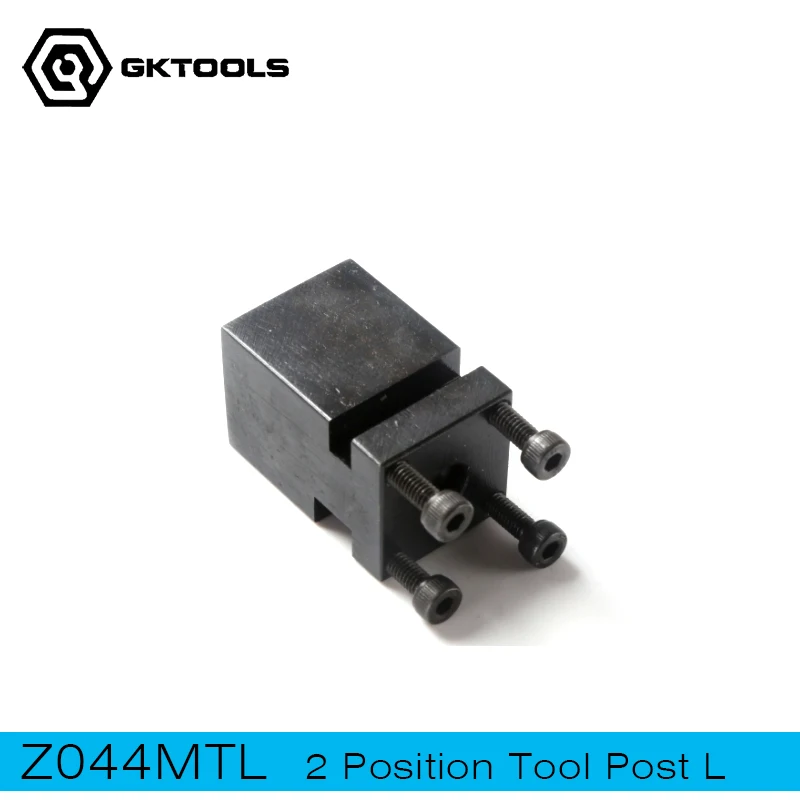 GKTOOLS, 2 Position Tool Post L, Dedicated Metal Mini Lathe Tool Holder