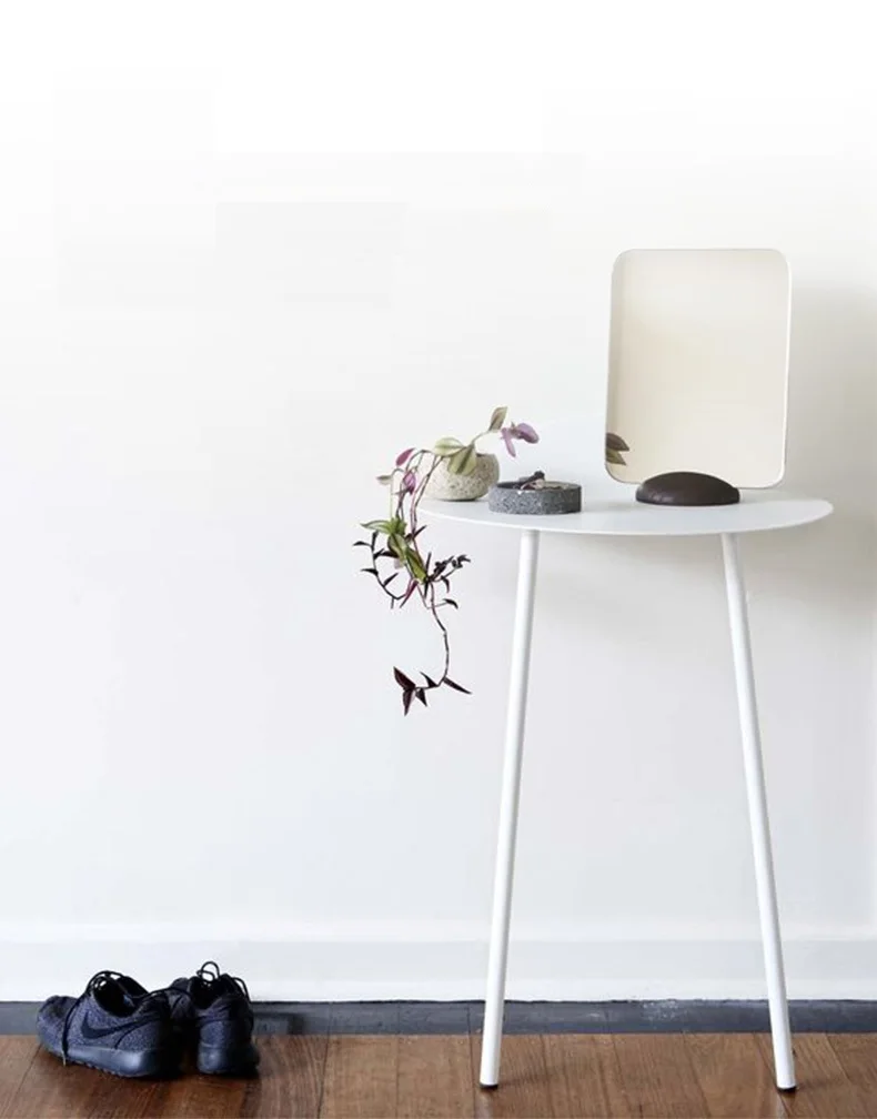 

15%Wrought iron coffee table creative living room side table against the wall sofa coffee small table bedroom bedside table