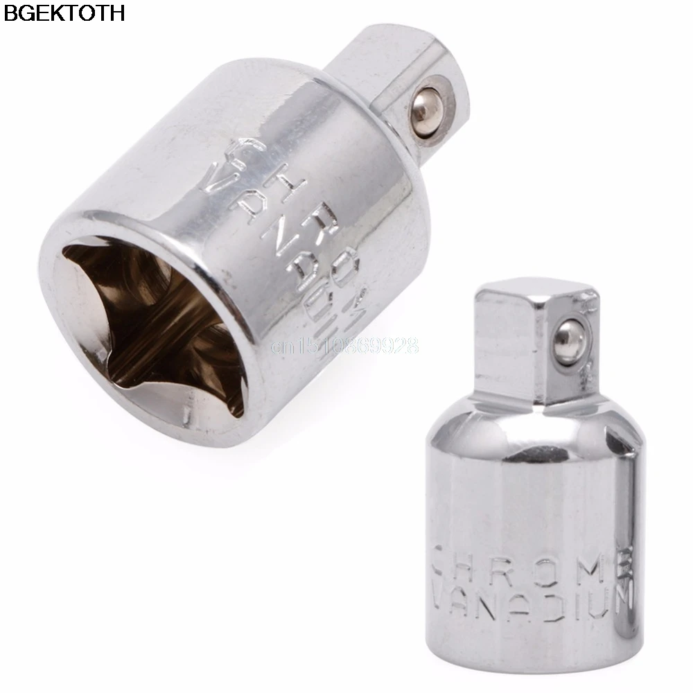 

3/8" Convert To 1/4" Ball Lock Ratchet Socket Adapter Reducer Converter Tool