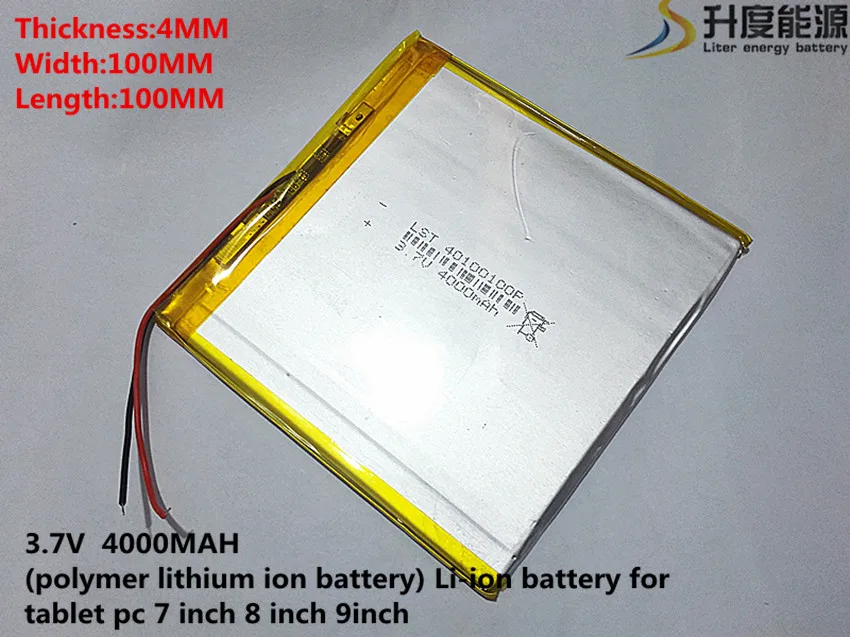 3.7V 4000mAh Battery 40100100 Tablet PC tablet generic brand of