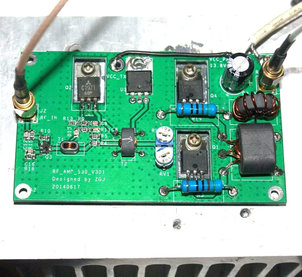

45W SSB Linear Power Amplifier for Transceiver HF radio shortwave Radio HF FM CW HAM Short wave 3-28MHz