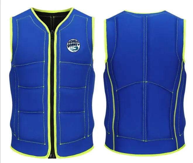 Hisea мужские неопреновые эластичные профессиональные спасательные куртки для взрослых толстые водные плавающие жилеты для серфинга, Сноркелинга, рыбалки, гонок