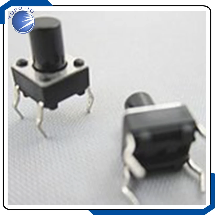 1000pcs 6*6*8mm micro switch touch switch Tactile Push button switch