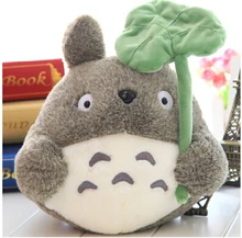 Plush doll 1pc 25cm cartoon anime lovely lotus leaf totoro little home decoration children stuffed toy