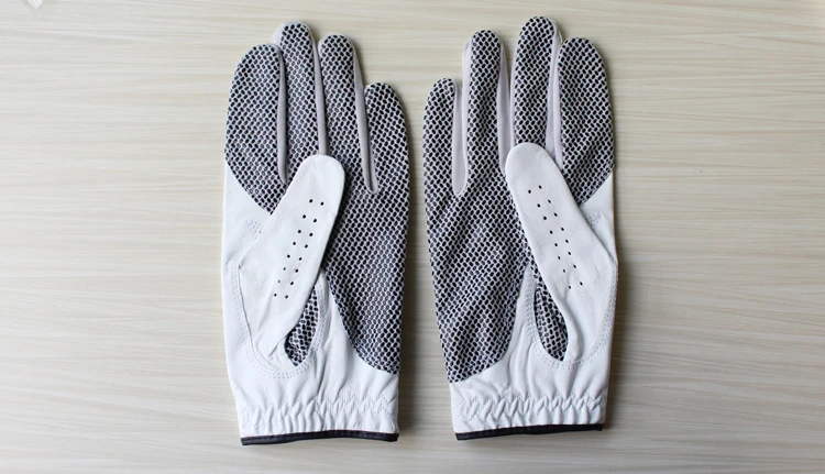 Перчатки для гольфа из натуральной кожи, мужские, для левой и правой руки, мягкие, дышащие, из чистой овчины, перчатки для гольфа, аксессуары для гольфа