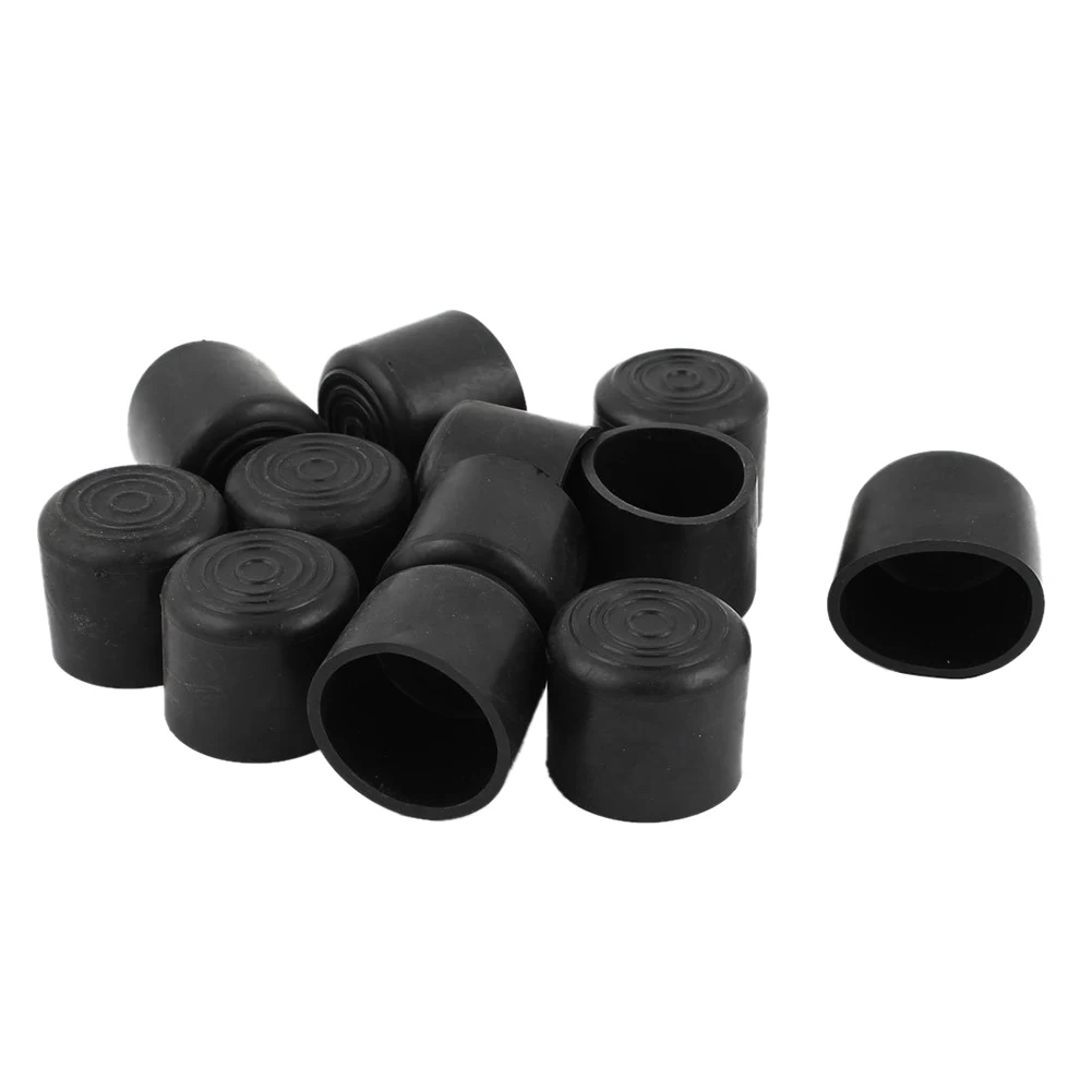 

PVC Soft Glue Furniture Table Foot Round Cover Protector 30mm Inner Dia 6 Pcs