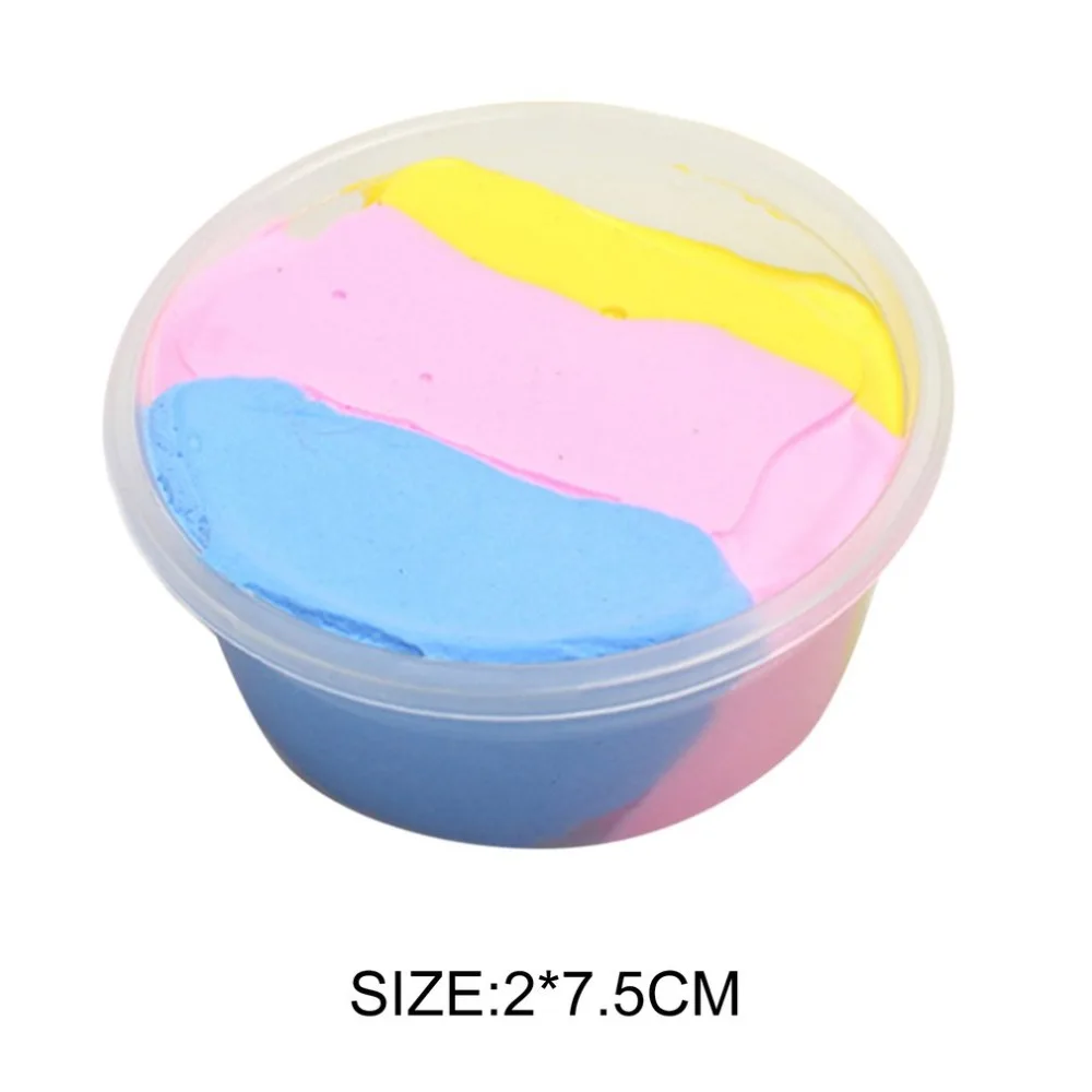 DIY пушистая Floam слизь Ароматизированная No Borax Детская Игрушка снятие стресса