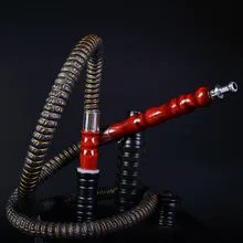 Длина: 1 м шланг для кальяна с деревянной трубкой Chicha Narguile Waterpijp Sheesha Cachimba аксессуары для курения воды