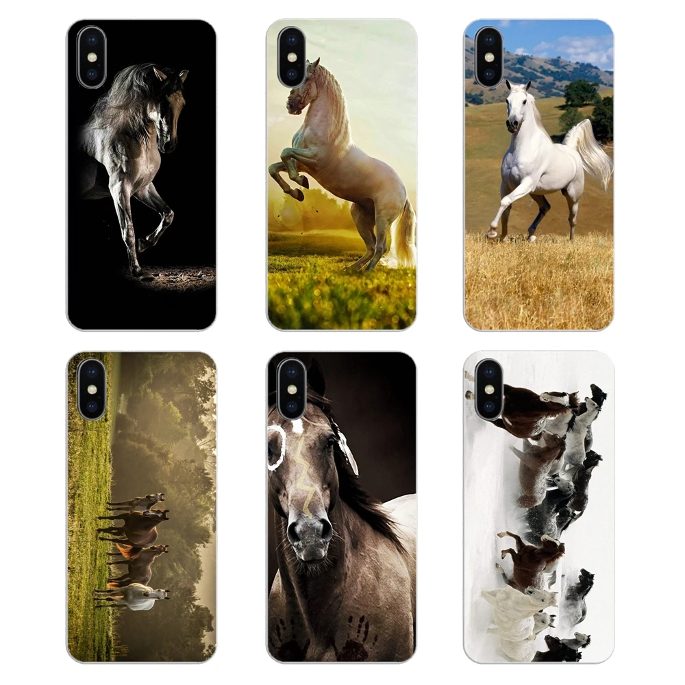 Soft Transparent Shell Covers Broncos Horse running Animal Sunset Printed For Nokia 2 3 5 6 8 9 230 3310 2.1 3.1 5.1 7 Plus |