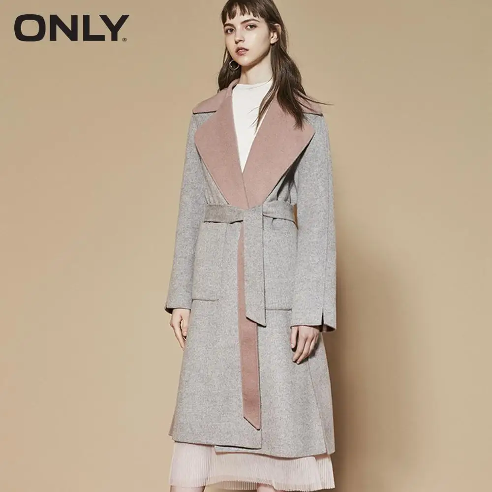 Goede Alleen Vrouwen Winter Nieuwe Stijl Wol Lange Dubbelzijdig Wollen Jas Wearable Op Beide Zijden Tie Up Riem | 11834S536