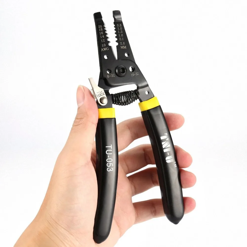 

2018 New TU-053 High Quality Cable Wire Stripper Cutter Crimper Automatic Multifunctional TAB Terminal Crimping Plier Tools