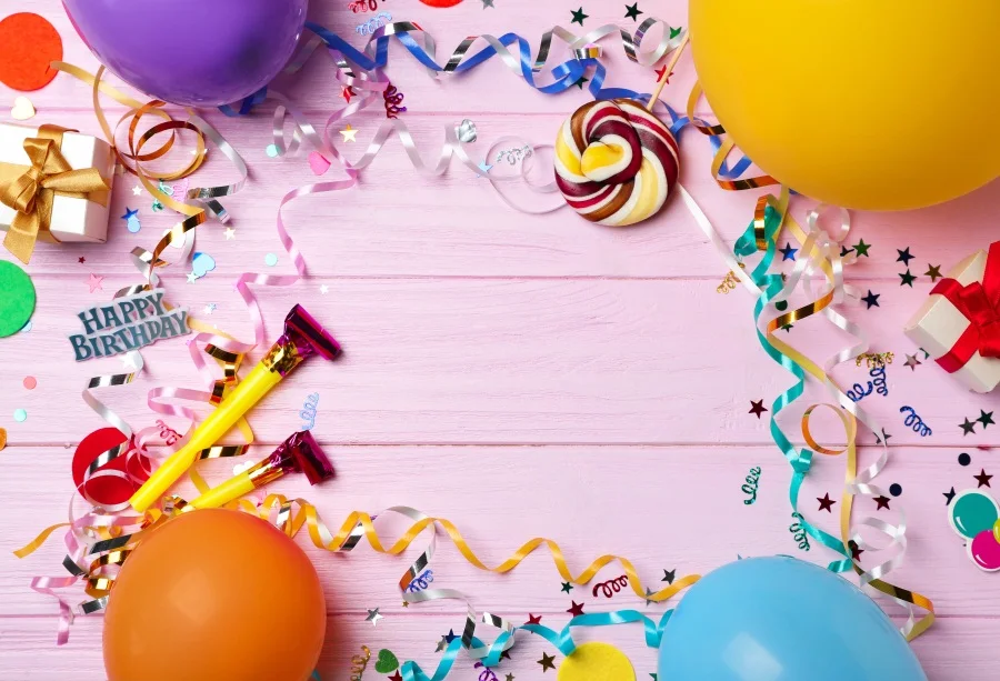 Laeacco Happy Birthday Balloon Ribbon Lollipop Scene Baby Photography Backgrounds Custom Photographic Backdrops For Photo Studio Laeacco Happy Birthday Balloon Ribbon Lollipop Scene Baby Photography Backgrounds Custom Photographic Backdrops For Photo Studio