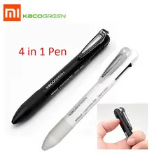 Xiaomi KACO 4 в 1 многофункциональные ручки 0,5 мм черный синий красный стержень сменный гелевый карандаш механический карандаш японские чернила для офиса и школы