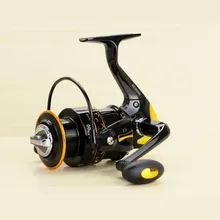 Low Price Metal Baitcasting Spinning Fishing Reel Gapless 12+1 BB 5.2:1 Speed Ratio Fishing Reel for Sea Fishing Rods 2000-9000