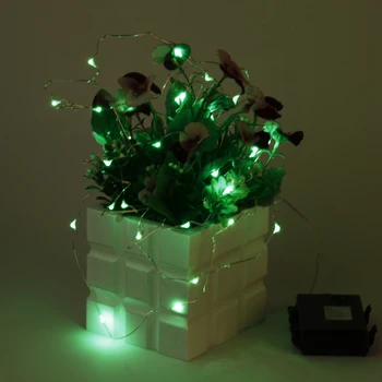 

8Modes 3M 30led 3AA Battery Powered Silver Wire Fairy String Light Lamp Waterproof For Christmas Holiday Wedding Party