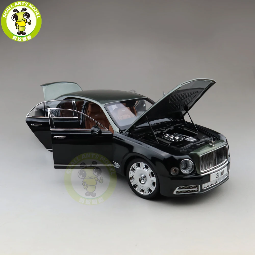 1/18 почти настоящая Mulsanne 2017 литая под давлением металлическая модель автомобиля