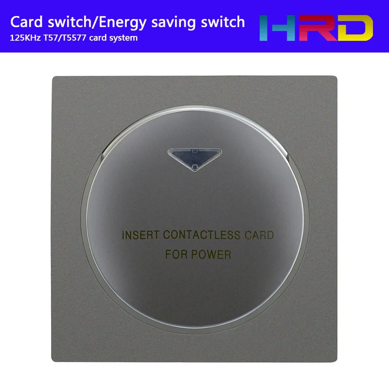 Белый серебристый золотой круглая форма rfid карта переключатель 86*86 180 ~ 220 В 30A