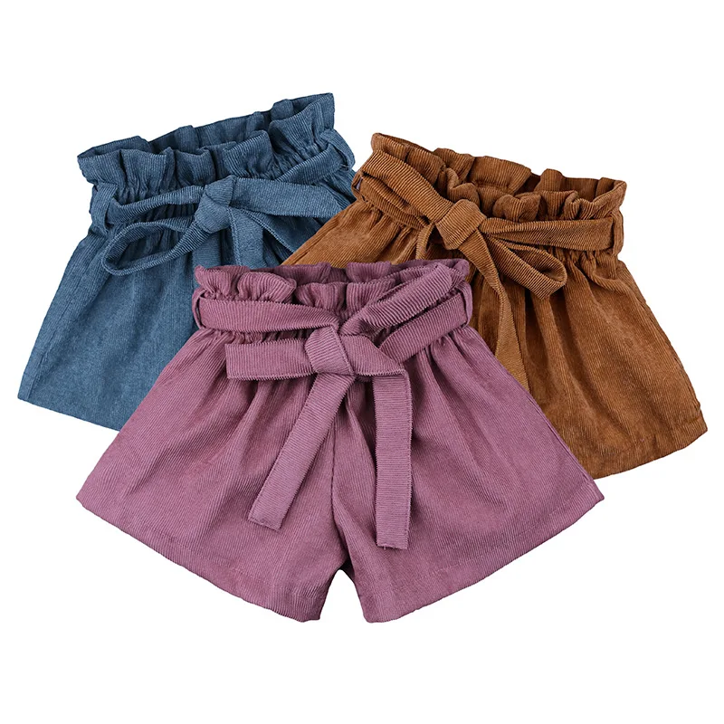 

2018 Hot Sale Summer baby Clothing Infant Girls Bud Skirt Corduroy Children Solid Culotte Kids Fashion Divided Skirt 3 Colors