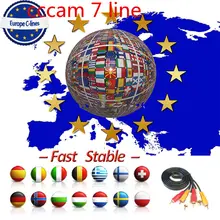 Europe Cccam Clines Spain Portugal Germany Poland Italy cccam clines For DVB-S2 v7 Satelite TV Receiver V8 SUPER