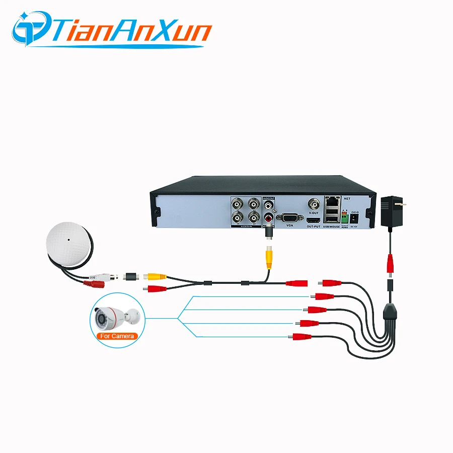 Мини микрофон TIANANXUN для системы видеонаблюдения устройство захвата звука