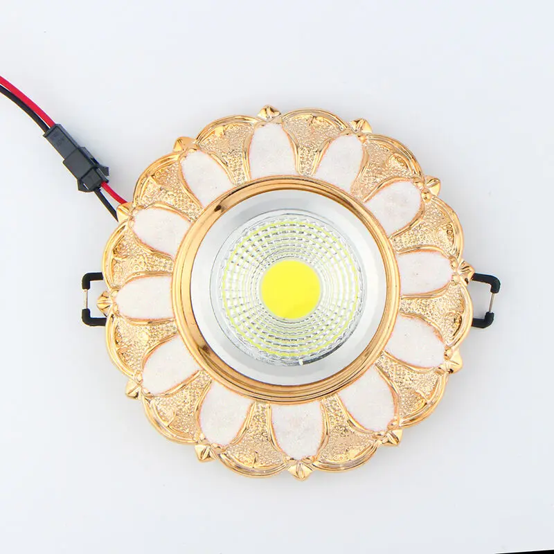 

HAIXIANG D4.5'' Aluminum Resin Ceiling Lamp House Hallway Flush Mounted Ceiling Lamp Flush Mounted Downlight LED Spotlight