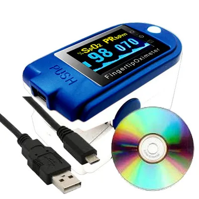CONTEC Oximetro CMS50D+ OLED Blood Oxygen Saturation Spo2 Pulse Rate Alarm Monitor,Software USB Finger Tip Pulse Oximeter CONTEC Oximetro CMS50D+ OLED Blood Oxygen Saturation Spo2 Pulse Rate Alarm Monitor,Software USB Finger Tip Pulse Oximeter